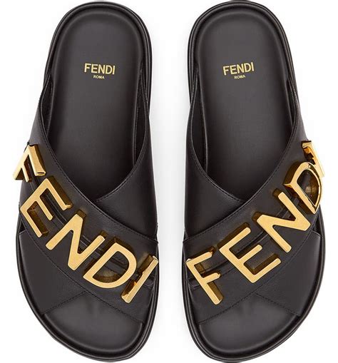 fendi slides fluffy|fendi slides nordstrom.